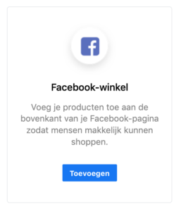 Facebook koppelen aan woocommerce